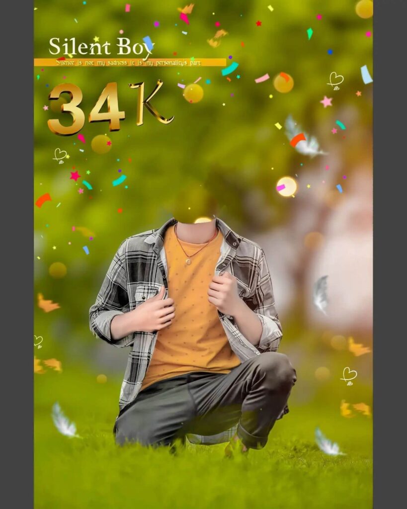 silent boy face cut cb background hd