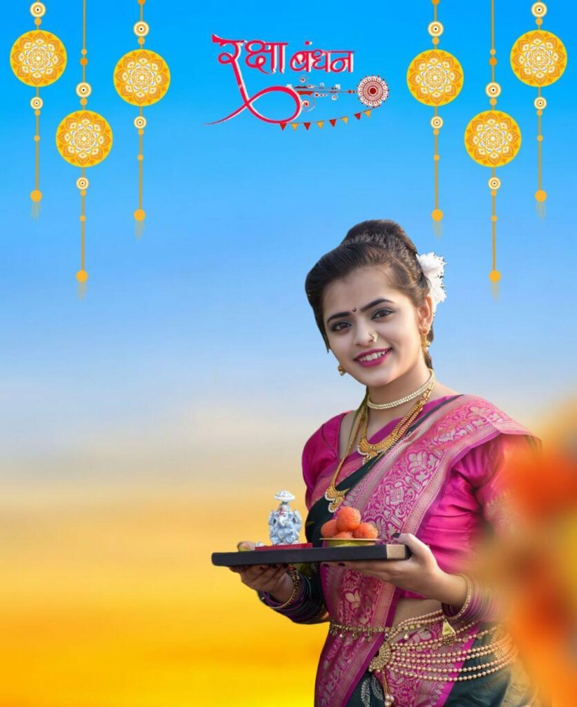Happy Raksha Bandhan Background With Girl For Rakhi 6 Happy Raksha Bandhan Background With Girl For Rakhi