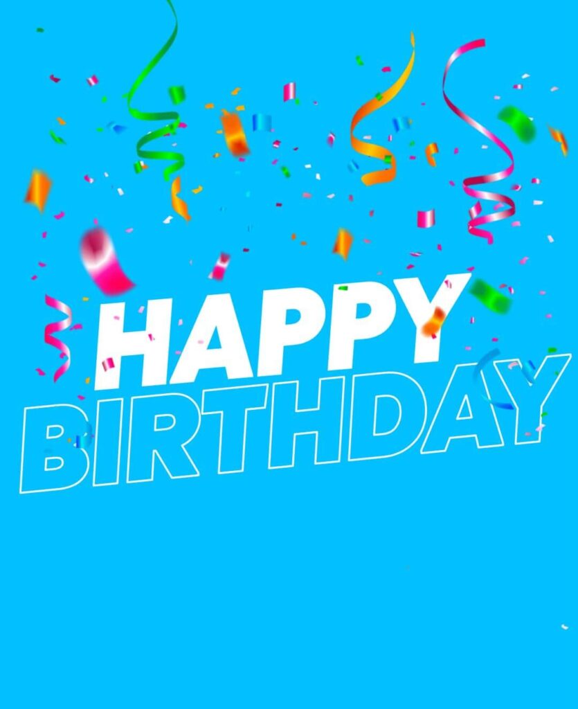 happy birthday background banner