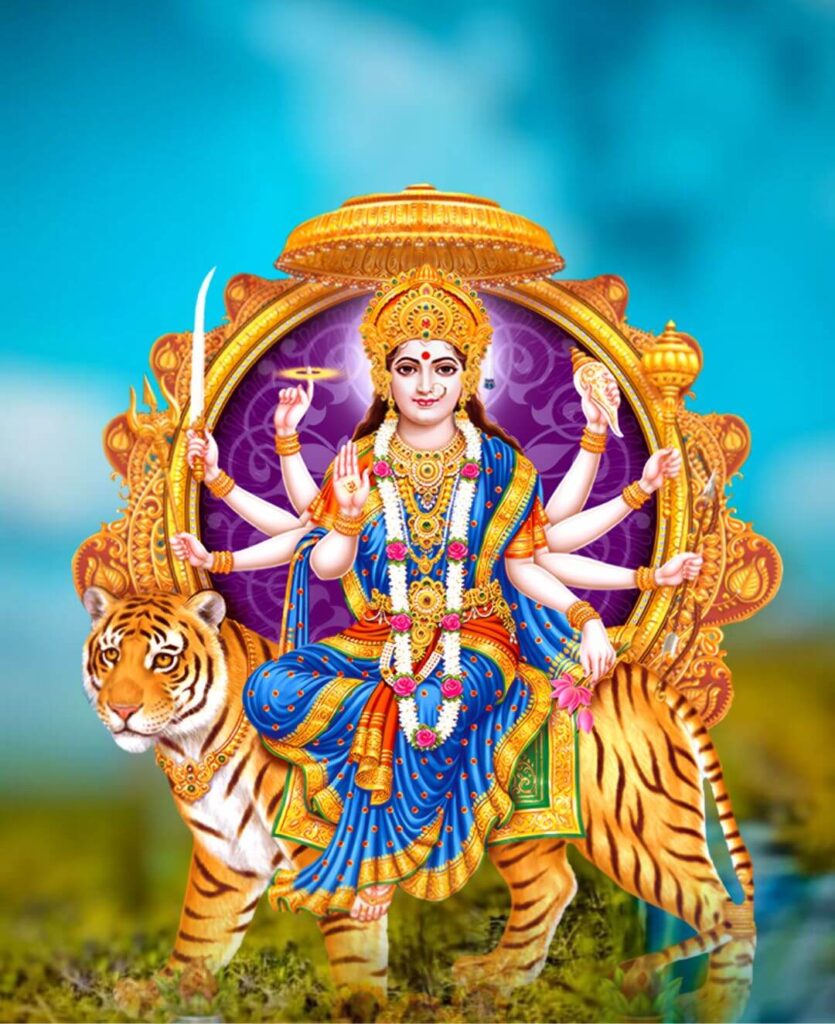 Happy Navratri background With CB Full HD
