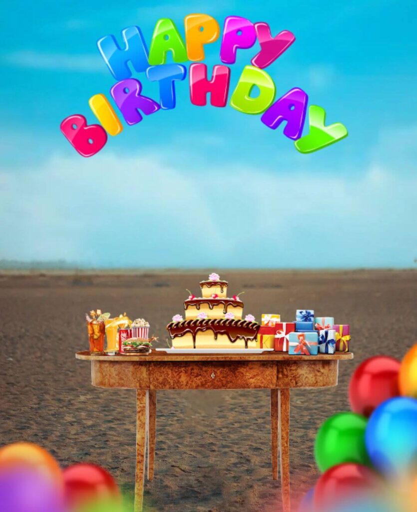 Birthday editing background for editing