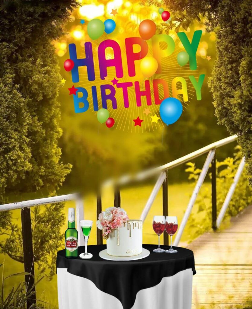 Happy Birthday Background For CB Editing