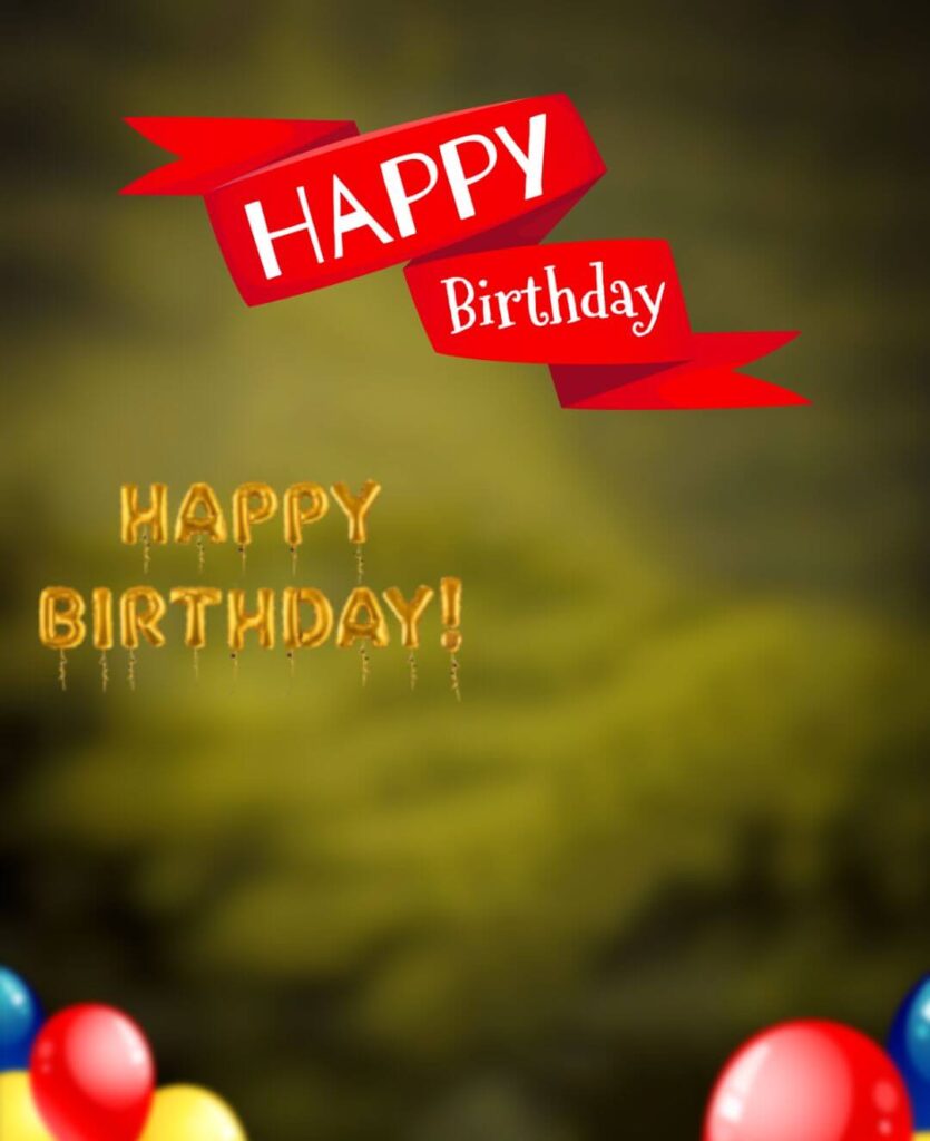 Happy Birthday cb Editing Background 4k