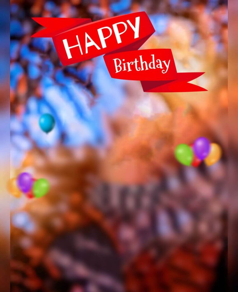 New Happy Birthday HD Background For Editing