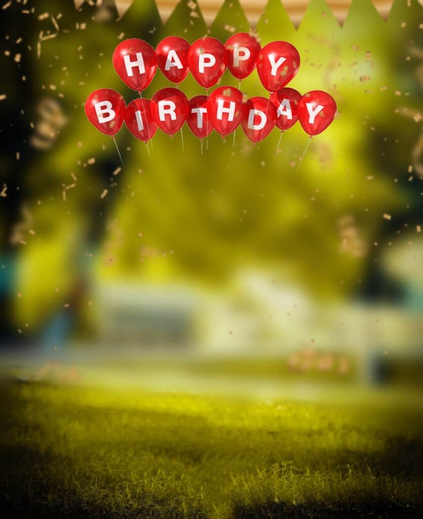 birthday background edit