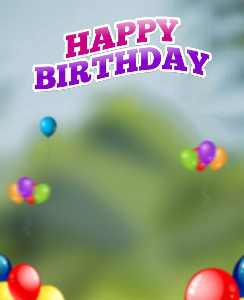 birthday background for editing