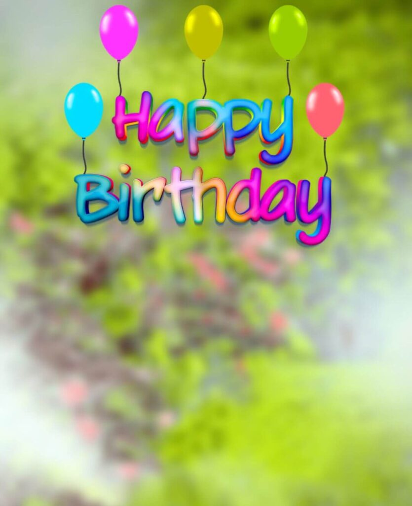 happy birthday background full screen