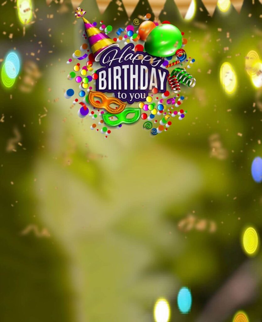 happy birthday background photo edit