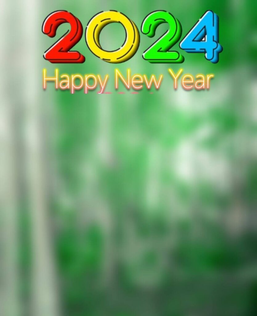 2024 Happy New Year Background Full HD CB Editing