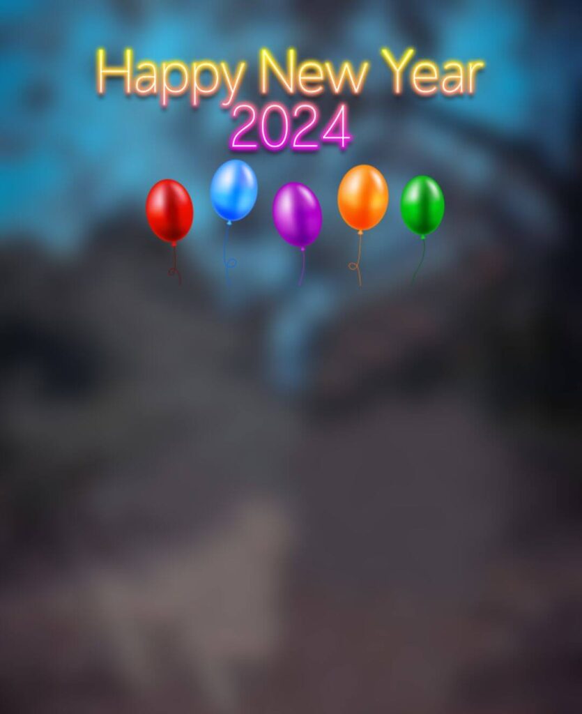 2024 Happy New Year Full HD Background