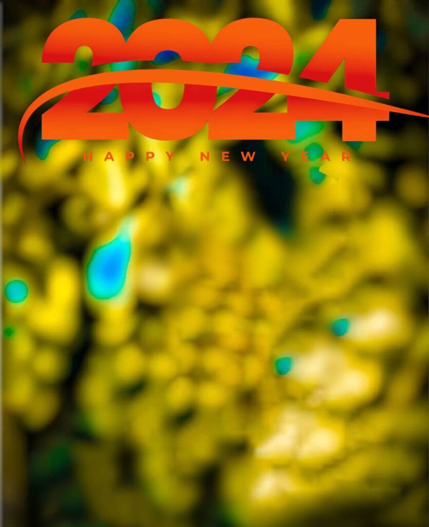 Blur Editing Background Happy New Year 2024