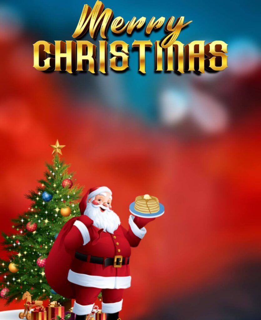 Christmas Tree With Santa Background 18 Christmas Tree With Santa Background