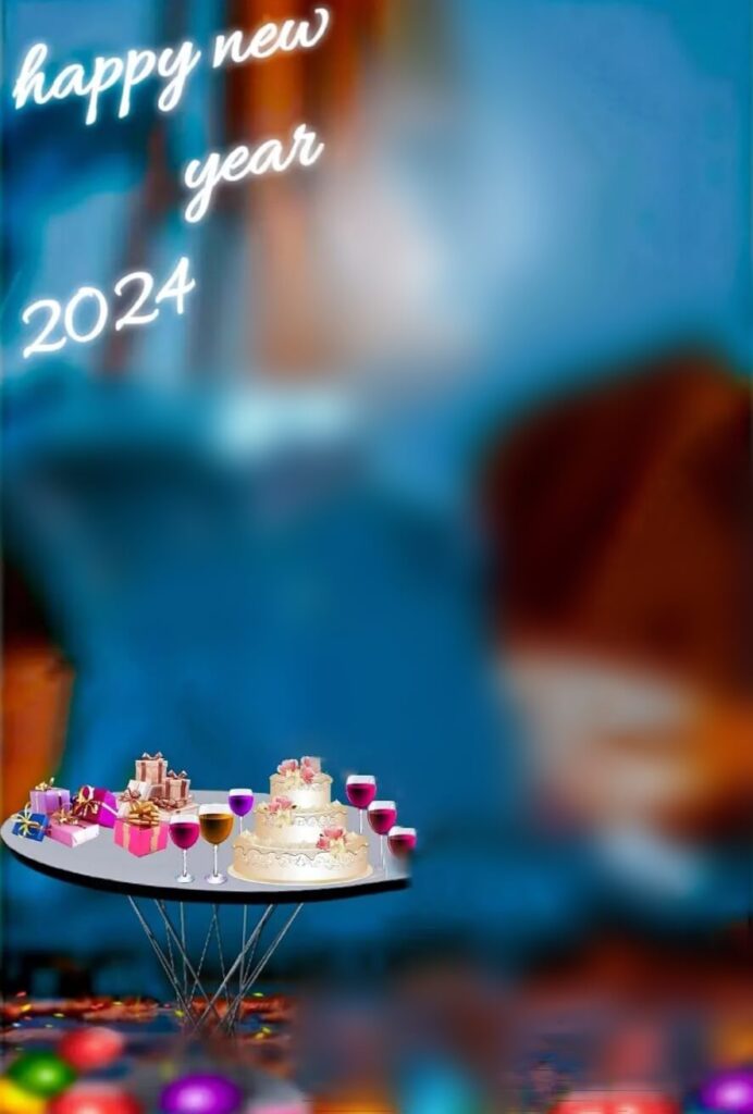 Full hd 2024 Happy New Year HD Background