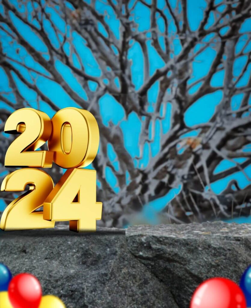 Happy New Year 2024 Editing Background HD Free cb