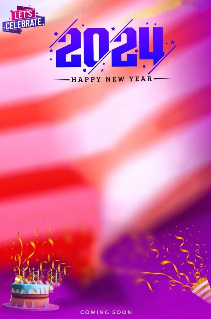 Happy New Year 2024 Editing Manipulation CB Background New