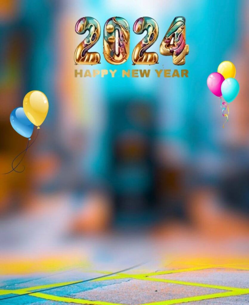 Latest Happy New Year CB Background HD 2024 Download