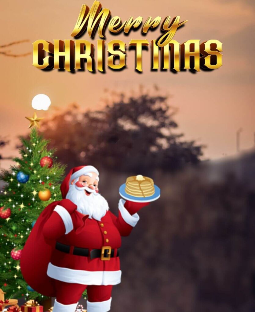 Merry Christmas Santa Photo Editing Background 4 Merry Christmas Santa Photo Editing Background