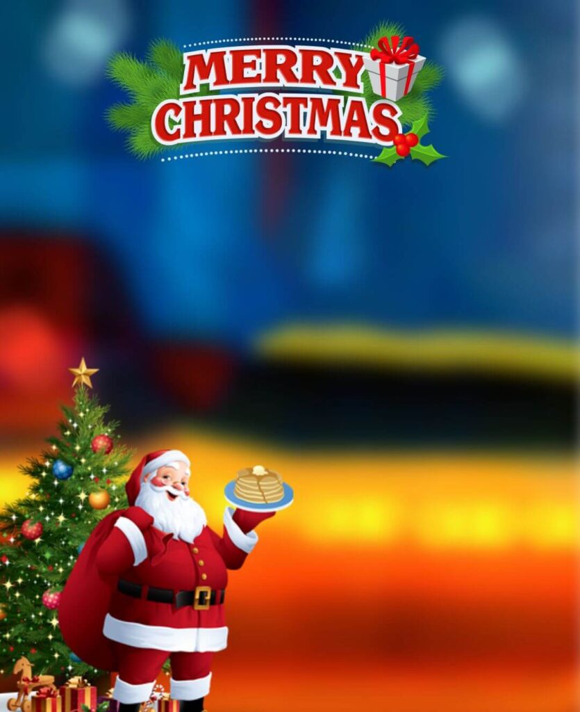 Santa Claus Merry Christmas Editing Background 4k viral