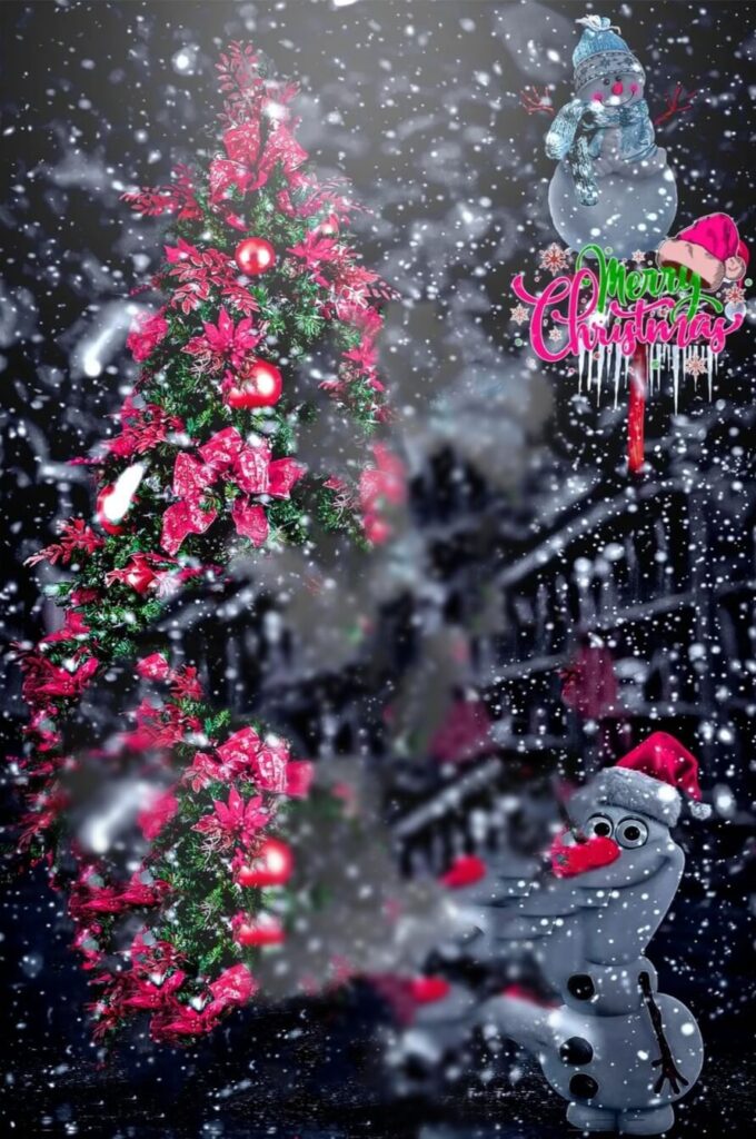 merry christmas editing background 4k 1080p