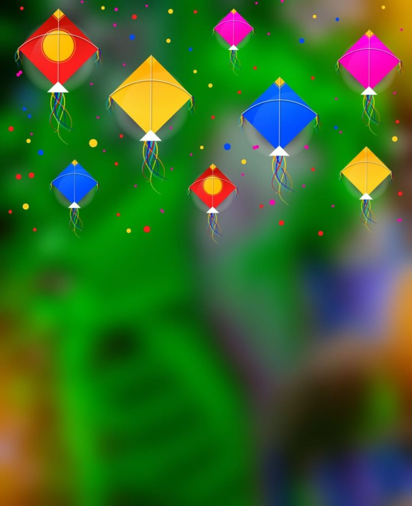 Makar Sankranti CB Editing Background Images HD