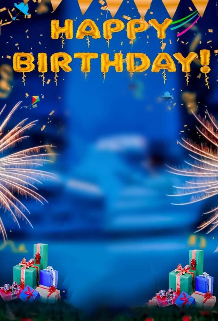 happy birthday background for editing full hd