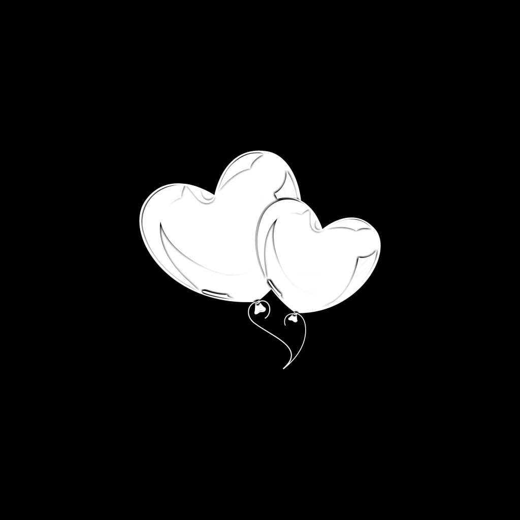 233+ black dp, photos, pic for whatsapp & instagram 2024 35 Black Dp For Whatsapp heart