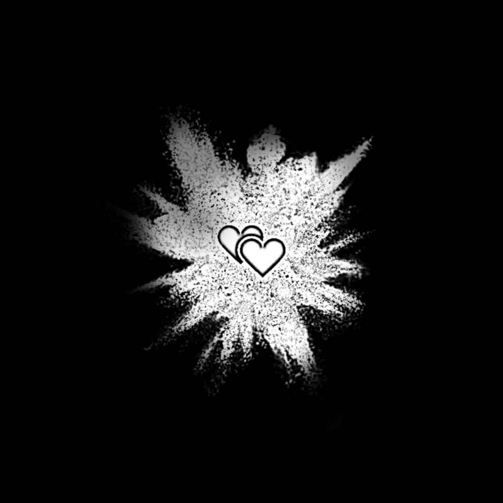 233+ black dp, photos, pic for whatsapp & instagram 2024 27 Black Dp heart