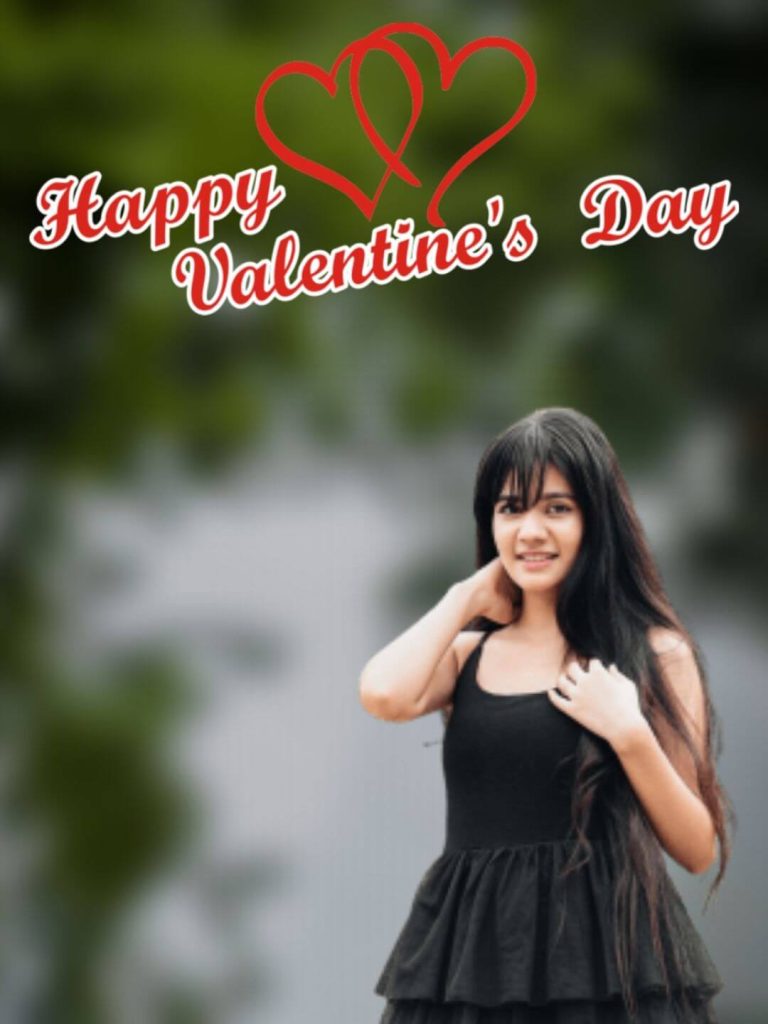 Happy Valentine's Day CB Background HD With Girls