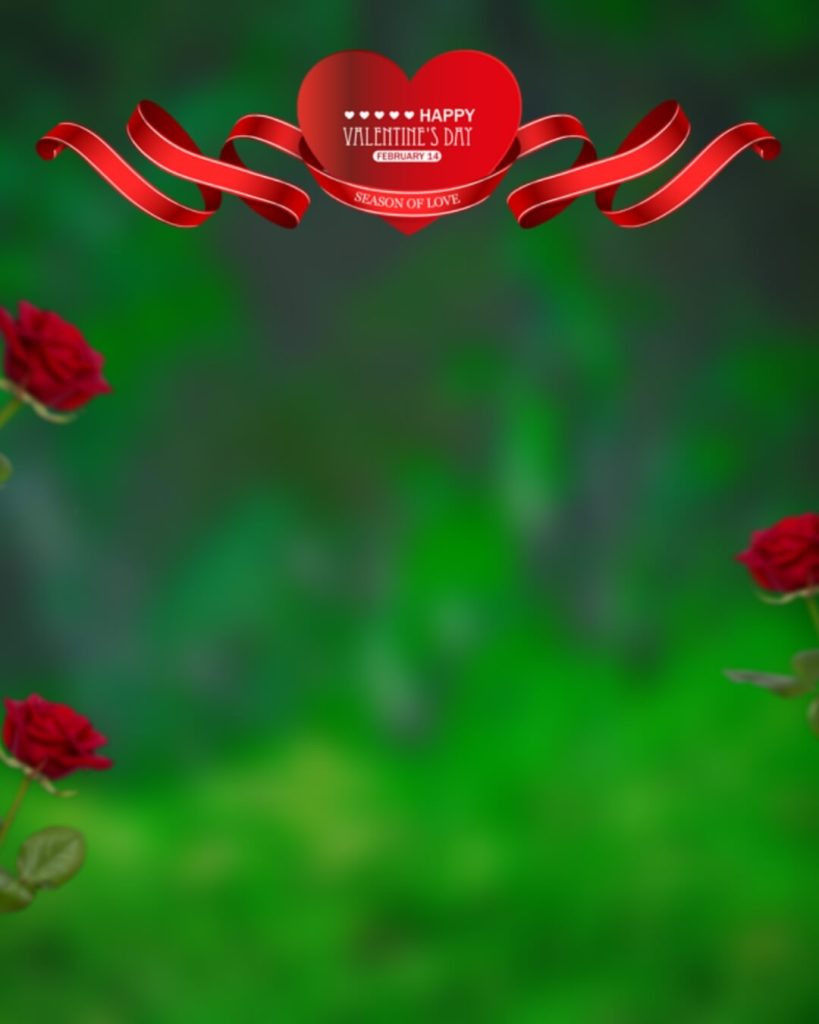Valentine day trending editing background