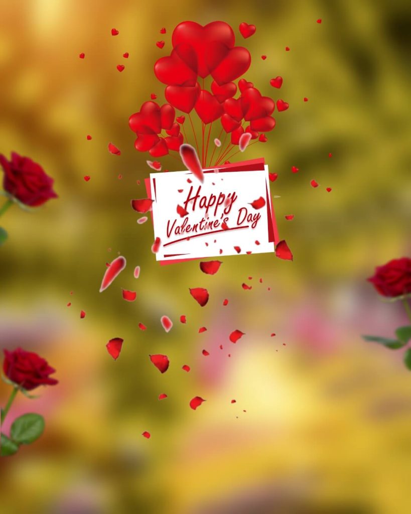 Valentine's Special HD Background For Editing