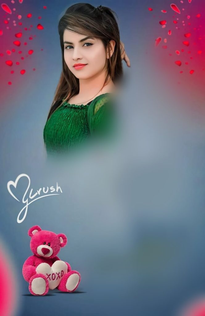 Valentins Day HD CB Editing Background With Girl