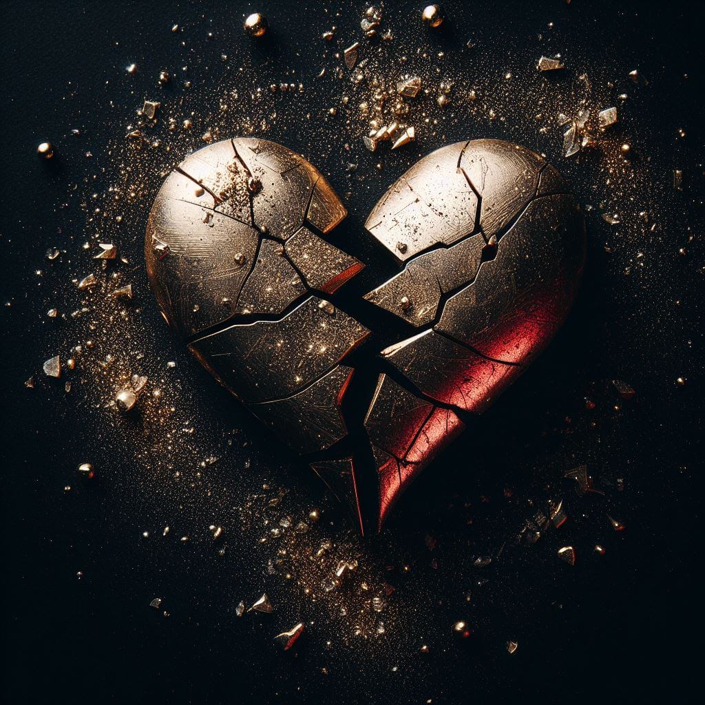 233+ black dp, photos, pic for whatsapp & instagram 2024 15 broken heart dp picture