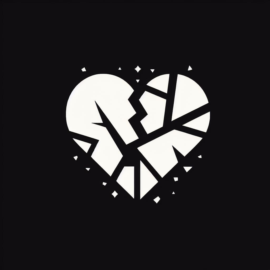 233+ black dp, photos, pic for whatsapp & instagram 2024 11 broken heart photo