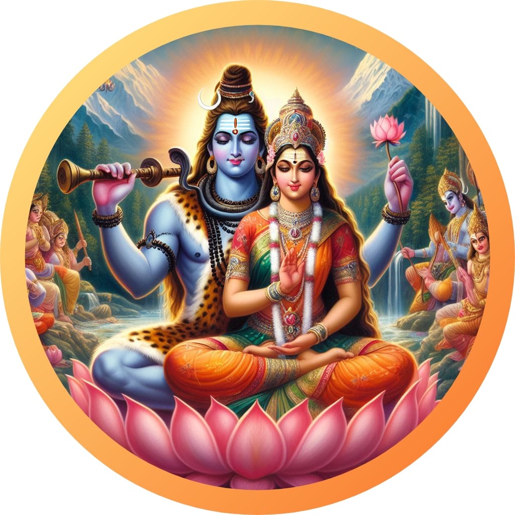 cute shiv parvati images