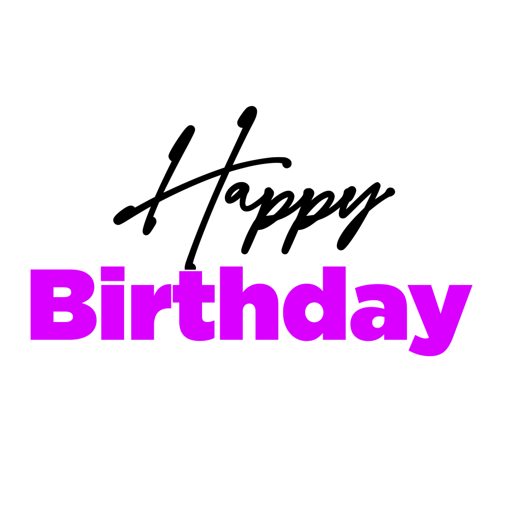 200+ Happy Birthday Text PNG Free Download 2024 19 happy birthday text png for free
