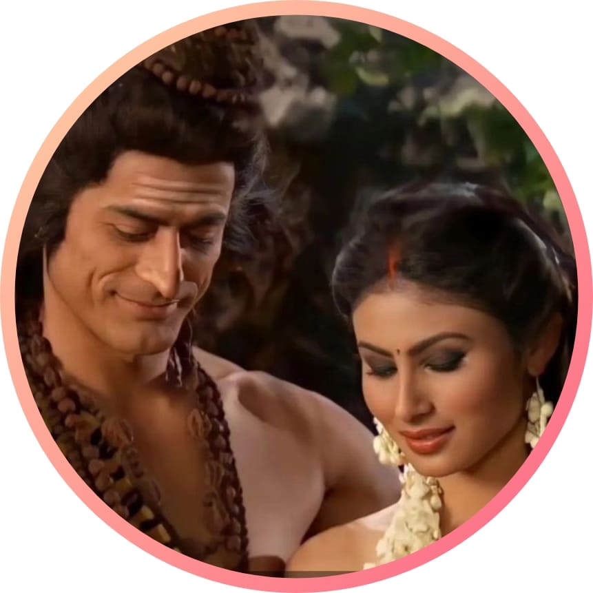 mahadev and parvati hd wallpaper