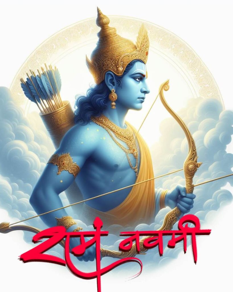 2024 Ram Navami poster Background