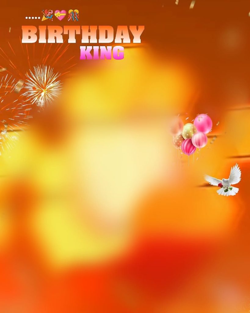 birthday background photo editing