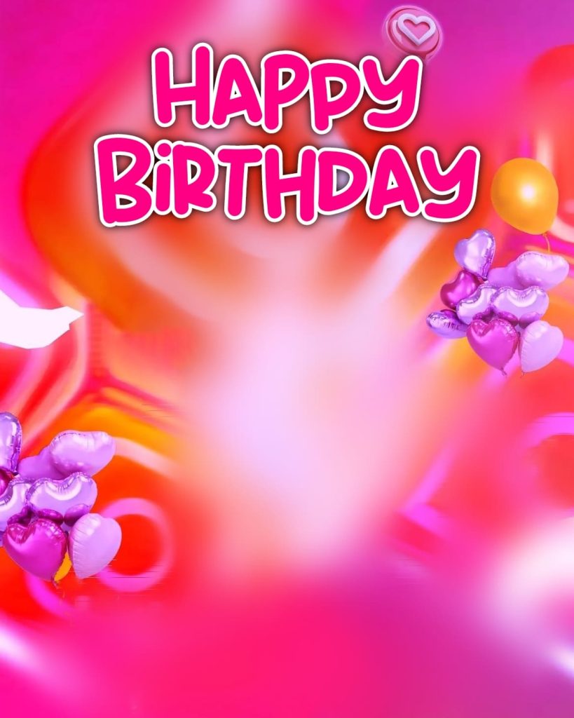 birthday banner editing background