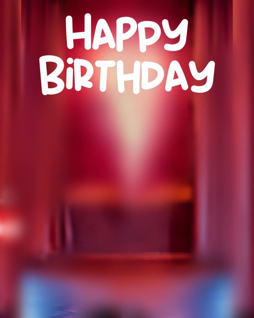 birthday photo editing background online