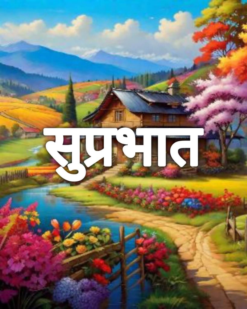 good morning god images with quotes in hindi