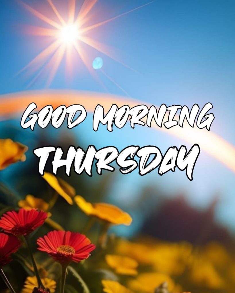 good morning happy thursday