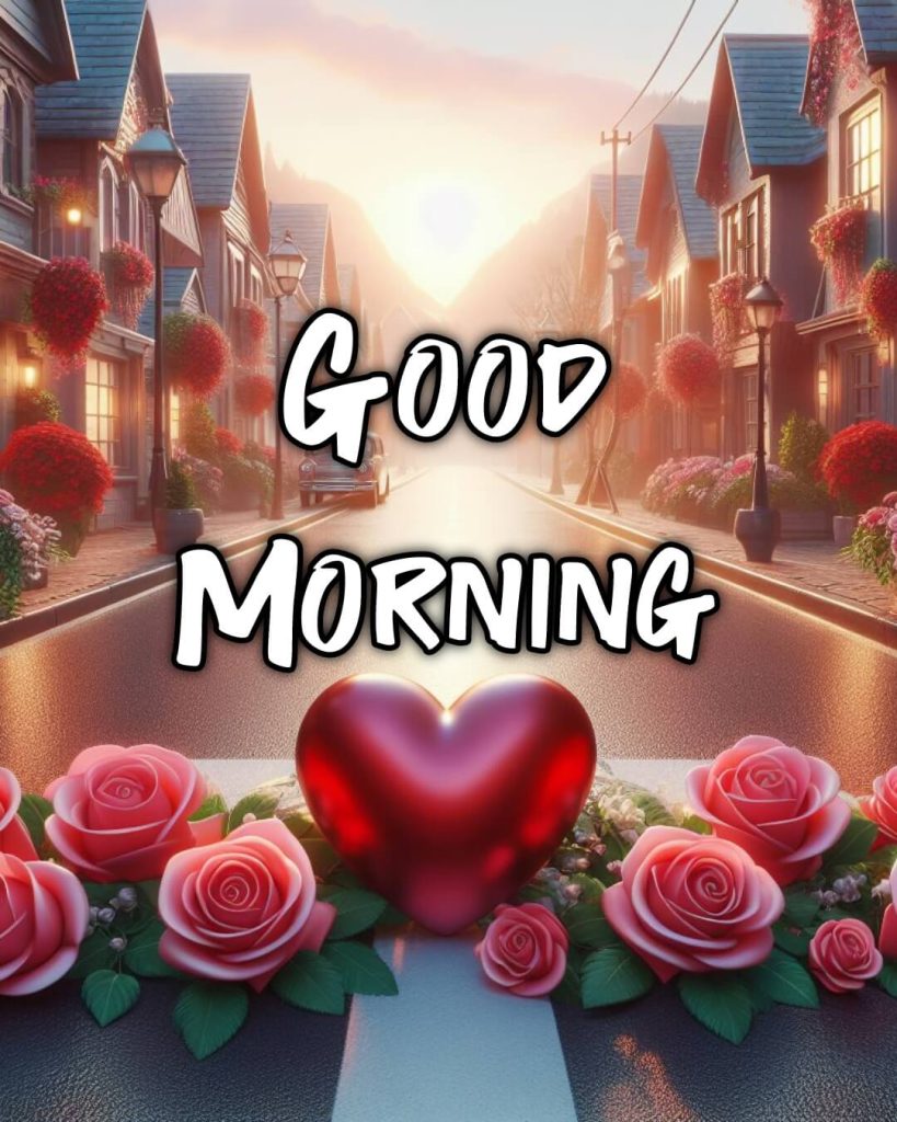 good morning love couple images