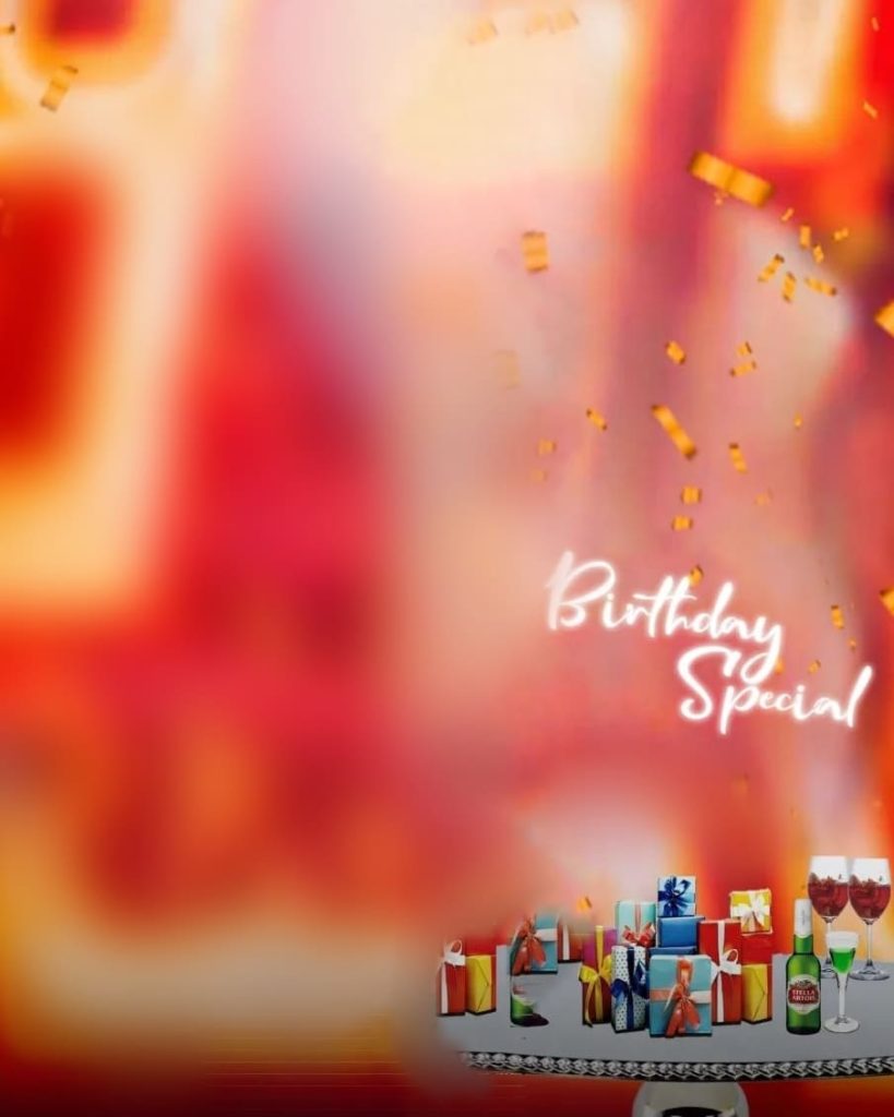 happy birthday editing background