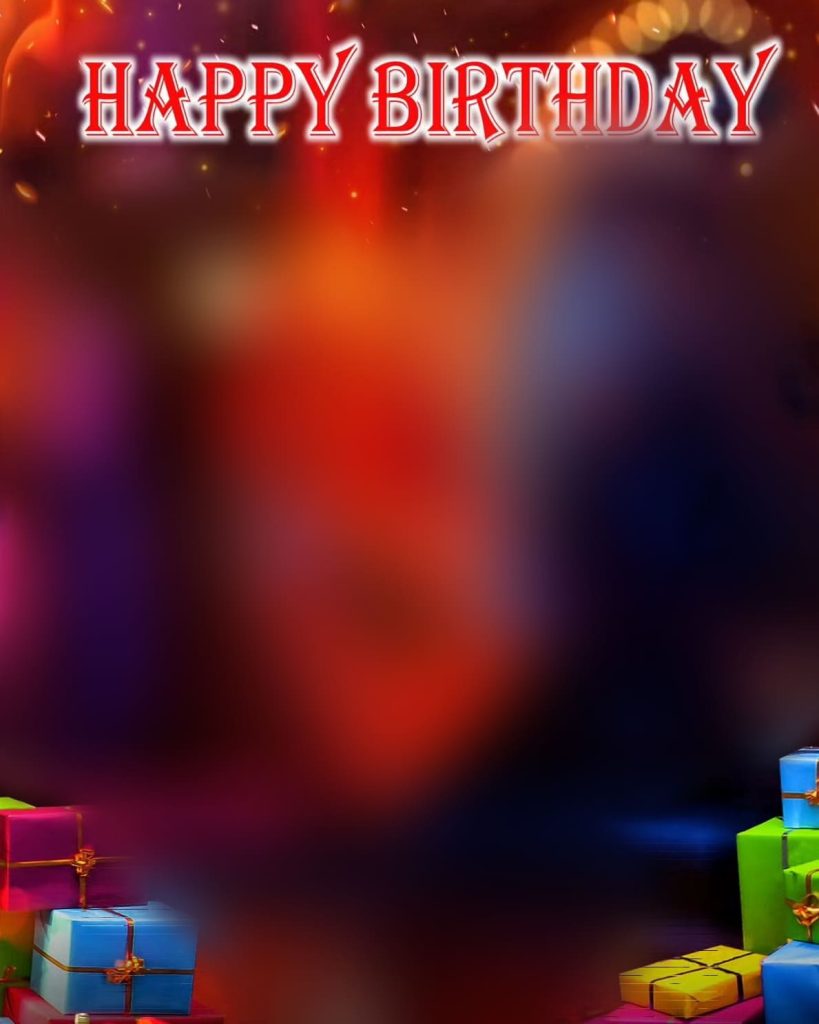 happy birthday photo editing background