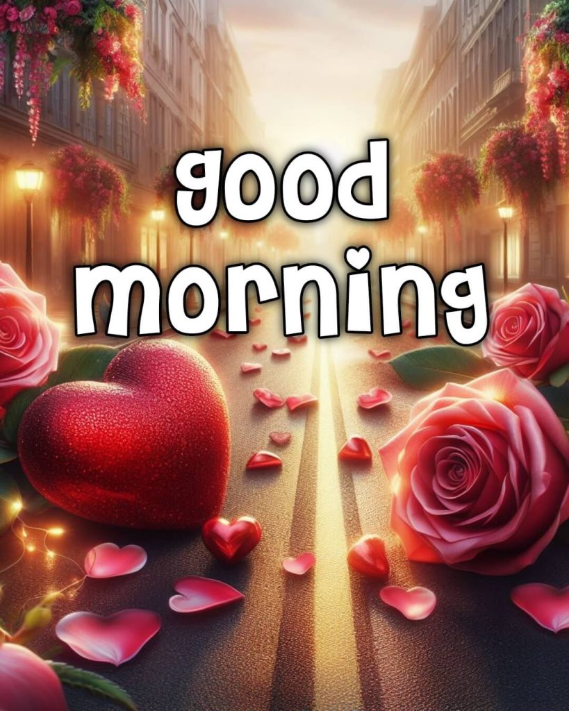 love rose good morning image