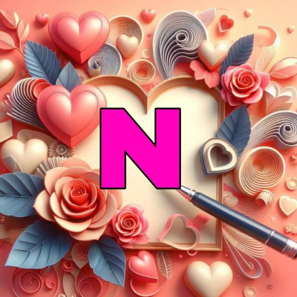 n name dp, pic, images for whatsapp & instagram 2024 18 n name dp new