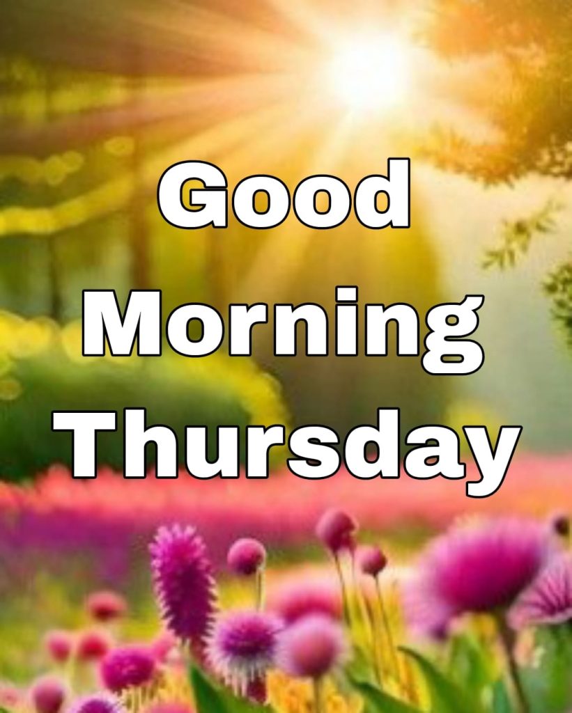 positive good morning thursday