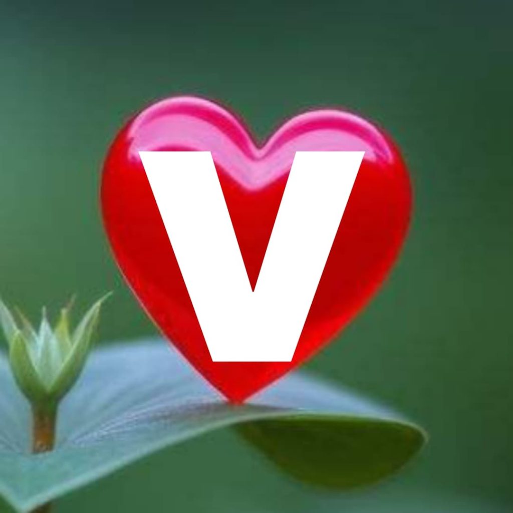 v letter images download