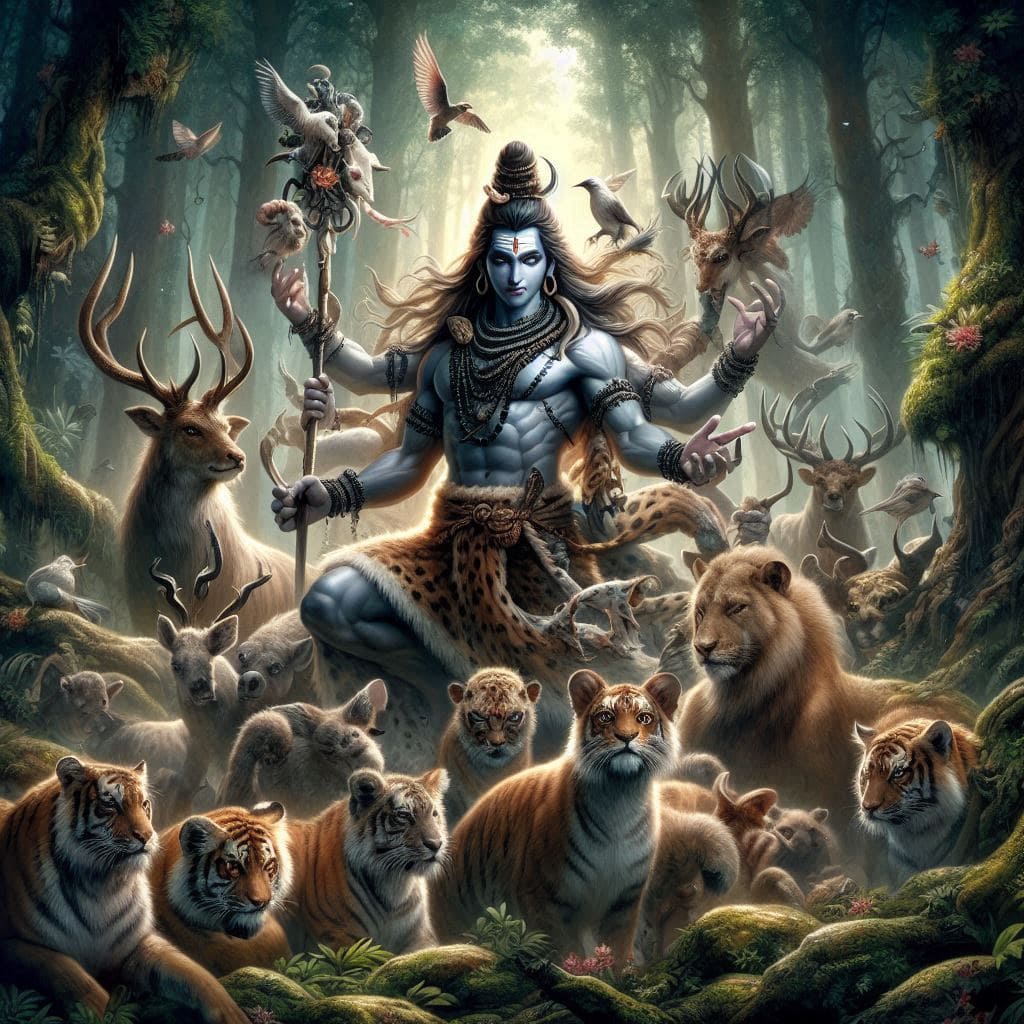 god shiva 4k wallpaper